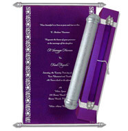 Royal Scroll Invitations & Wedding Cards